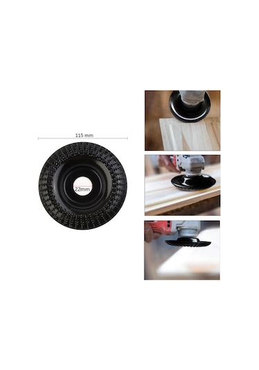 Depomega Ahşap Ağaç Törpü Eğe Disk Şekillendirme 115 Mm Avuç Taşlama Uyumlu