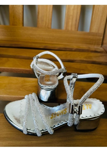 Gala Taş İşlemeli Çocuk Topuklu Ayk. Gmüş 1