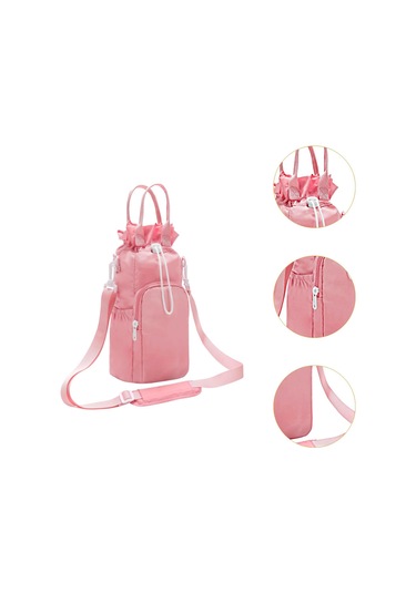 Suntek Su Şişesi Taşıyıcı Dış Hava Aktiviteleri İçin Pembe