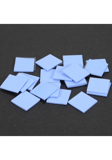 Qingmipy 20 Adet 15x15x1.0mm Isıl İzolasyon Pasta Yığını - Yüksek 6w/mk İletkenlikli, Cpu, Ekran Kartı Ve Led Soğutucu İçin Esnek Ve Sıkıştırılabilir Diğer