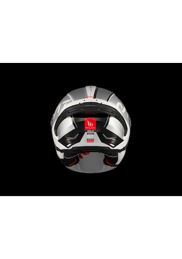 Mt Helmets Mt Cosmo Sv Silence A2 Gloss Gümüş Gözlüklü Motosiklet Kaskı Gümüş Gri