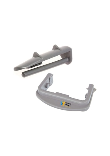 Arçelik Uyumlu 9230pı Bulaşık Makinesi 2 Ön 2 Arka Sepet Ray Kapağı Tutucu Stoper 4 Lü Takım