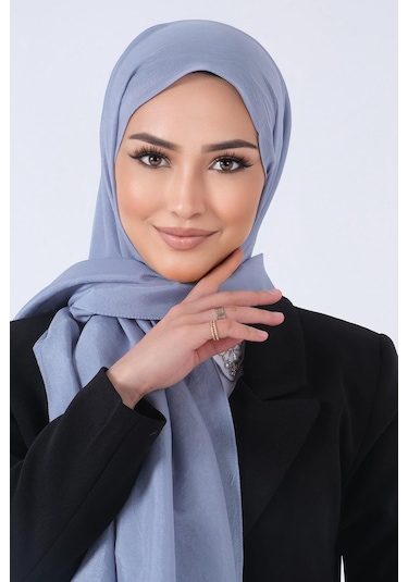 Harem Scarf Brisa Vual Şal - Kot Mavi - Kot Mavi