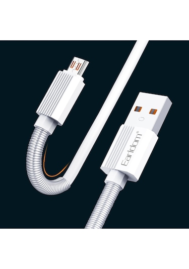 Earldom EC-137L 1 M 3a Kırılmaya Dayanıklı Lightning Hızlı Şarj Kablosu M414