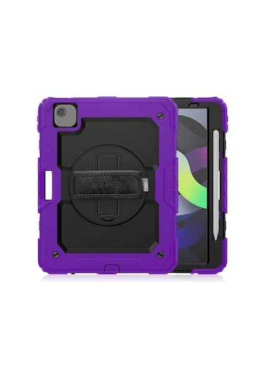 Apple, Uyumlu iPad Pro 11 2020 Kılıf Pars Tablet Kapak - Mor Arka Kapak