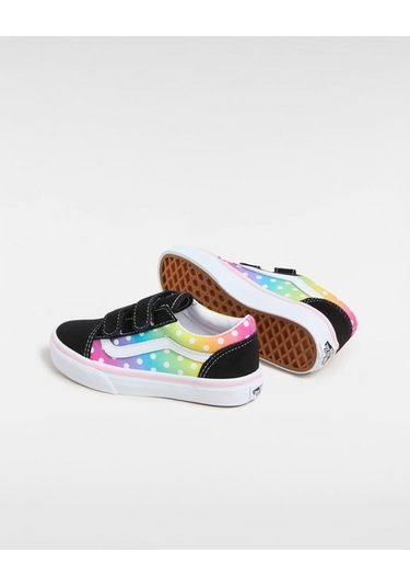 Vans Çocuk Çırtçırtlı Ayakkabı - Old Skool V Karışık Çok Renkli