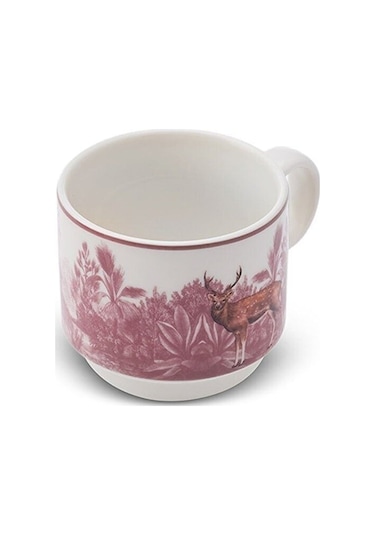 Karaca Jungle 5 Parça Standlı Çay Fincanı Seti 160 Ml