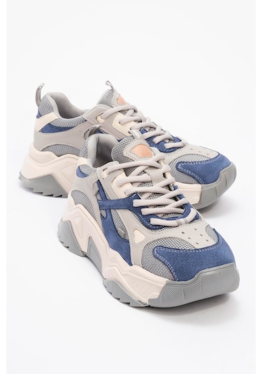 Lecce Mavi-gri Kadın Spor Ayakkabı Mavi - Gri