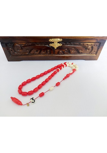 Soma Tesbih Ahmet Özdemir İmzalı Eski Bilardo Topu Katalin Malzeme 3no Tesbih