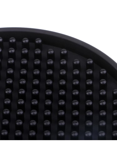 Dolıty Yuvarlak İçecek Bardak Altlıkları Yumuşak Silikon Siyah