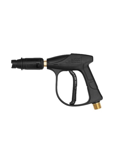 Ulzyvf Kısa Basınçlı Yıkama Aparatı - 22 1.5mm Vidalı Köpük Tabancası Başlığı, Araç Yıkama