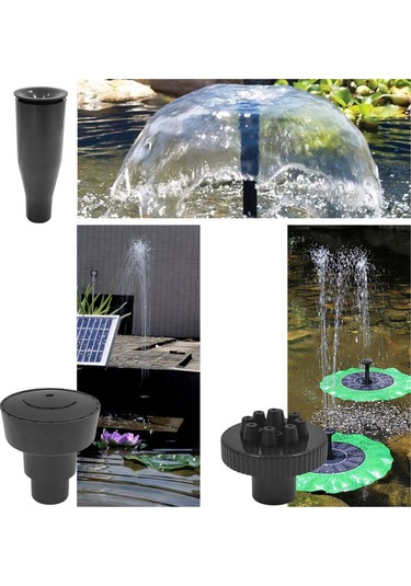 Vkemall Sm-068l12 Led Işıklı Taşınabilir Su Pompası - 1000l/s, 12 Renkli Led, 9 Nozul Seti, Balık Tankı Ve Bahçe Çeşmeleri İçin