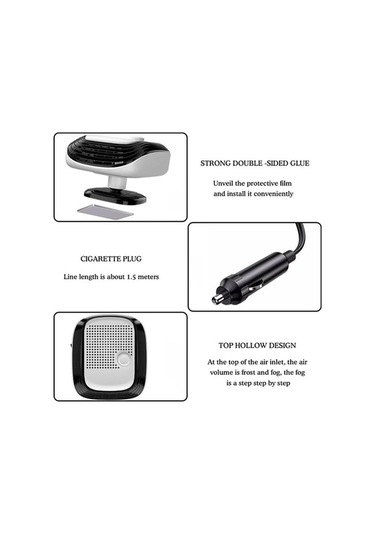 Wondernest Oto Kış Kaloriferi Jialan İsıtmalı İsıtma Hızlı Elektrikli 120w Xc