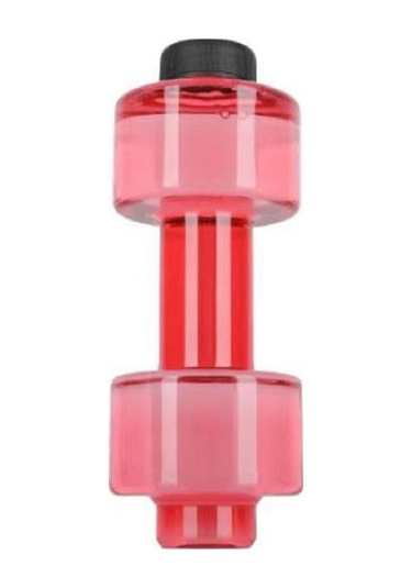 Taşınabilir Ev Fitness Dumbbell Su Şişesi, Kapasite: 2600ml Kırmızı