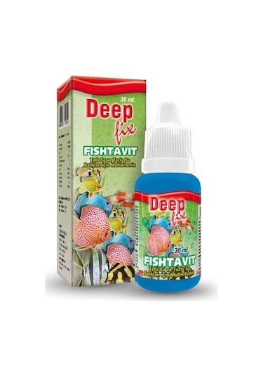 Deep Fix Fishtavit Akvaryum Balık Vitamini 30 ML