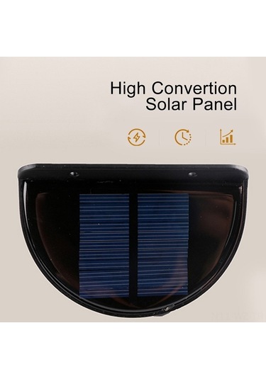 Ulzyvf Güneş Enerjili Duvara Monte Sensörlü Aydınlatma Ve Termometre-higrometre Kahverengi Kahverengi