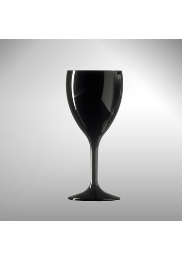 Kırılmaz Şarap Kadehi Siyah 255 Ml