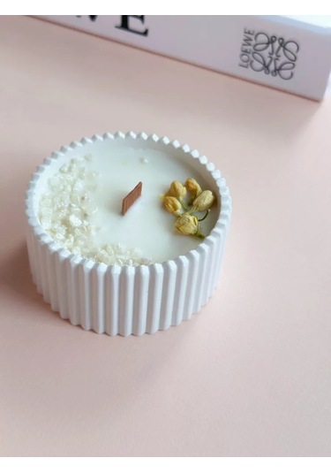 Lavalova Soya Mum Yasemin Aromalı Soylu Mum Yasemin Kokulu 159913536 Beyaz