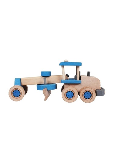 Mr. Quokka Ahşap Greyder - Mavi