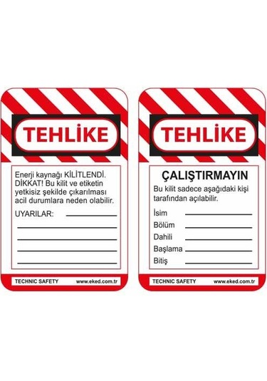Kilitleme Etiketi