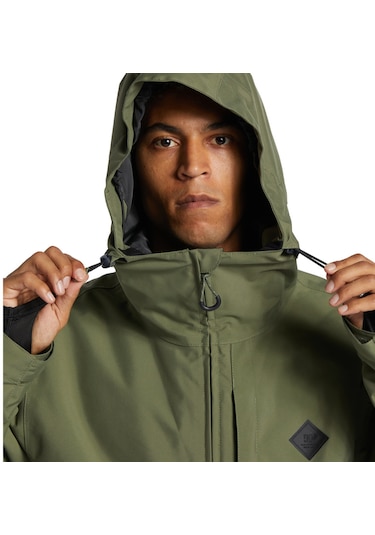 Dc Basıs Jacket Erkek Snowboard Ceketi Haki Haki
