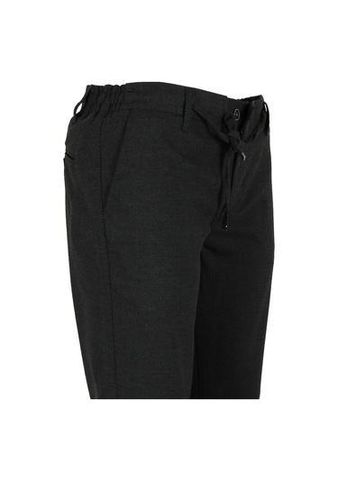 Erkek Jogger Pantolon Bel Bağcıklı Dar Kesim Rar01340 Füme