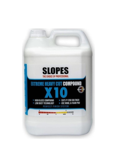 Slopes X10 Agresif Çizik Çıkarıcı Pasta 5lt.