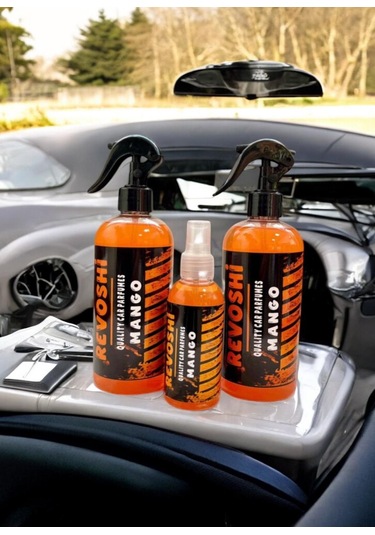 Revoshi 2 Adet 500ml Mango + 150 Ml Mango Sprey Araç Koku Seti