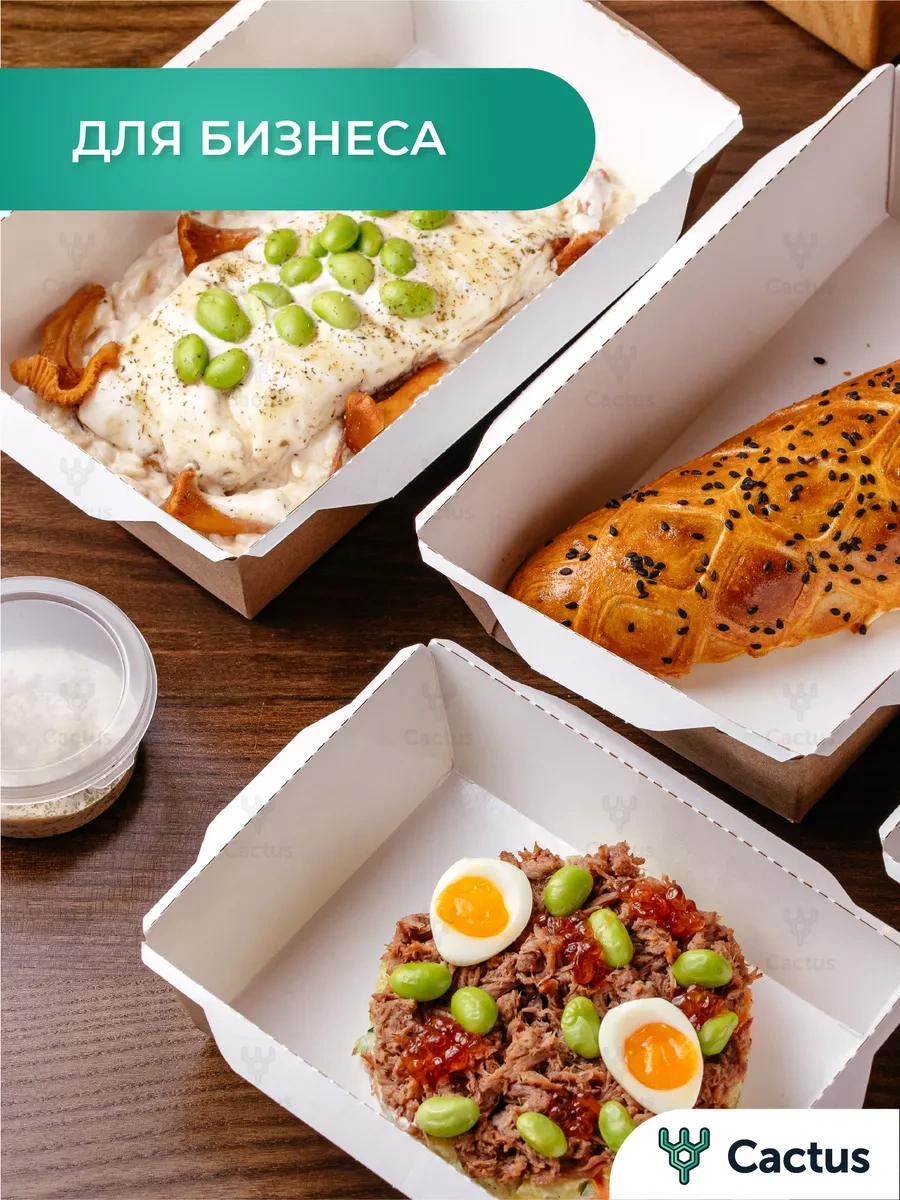 Cactus Tek Kullanımlık Trifle Kutuları, 800 Ml Gıda Kapları 19075641 100 adet