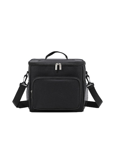 Symbee Siyah Oxford Kumaş Kalın Isı Saklama Çanta - Öğrenci Bento Çanta, Outdoor Piknik Çantası, El Ve Tek Omuz Taşıma Seçeneği Çok Renkli