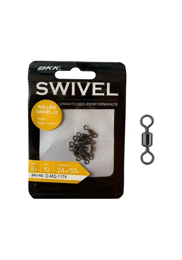 Bkk Rolling Swivel-32 Fırdöndü No:6 10'lu Paket