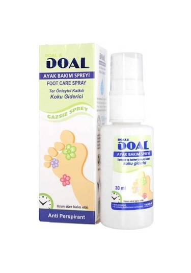 Doal Ter Önleyici Katkılı Koku Giderici Ayak Bakım Spreyi 30 ML