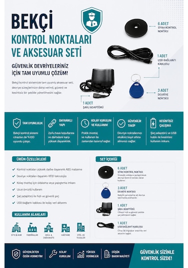 Bekçi Devriye Kontrol Sistemi Set