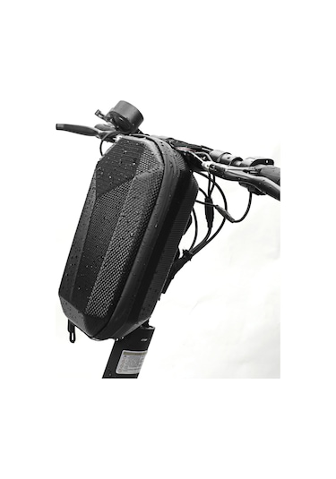Arion Eva Hardshell Suya Dayanıklı Bisiklet Scooter Ön Çantası Siyah