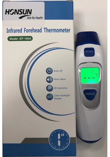 Honsun EF-100A Dijital Kulak ve Alından Ateş Ölçer