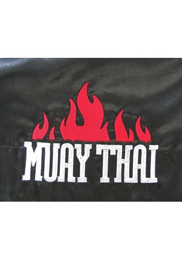 Aksaspor Leon No Fear Muay Thai Ve Kick Boks Şortu Siyah