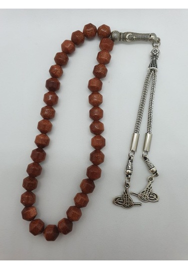 Sertifikalı Yıldız Taşı Özel Kesim Tesbih 8mm