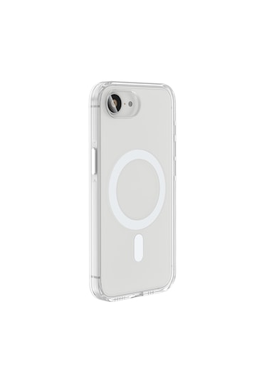 Apple Uyumlu iPhone 17e Kılıf M-safe Şarj Özellikli Kamera Korumalı Yumuşak Kripto Kapak Şeffaf