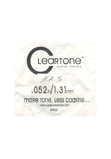 Cleartone Electric Single .052 Elektro Gitar Tek Tel