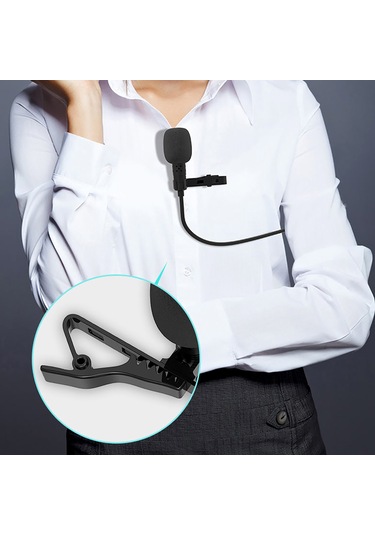 Singree Kablolu Mini Yaka Mikrofonu - Canlı Yayın Ve Kayıt İçin Gürültü Azaltmalı 360 Ses Alma 3.5mm/type-c