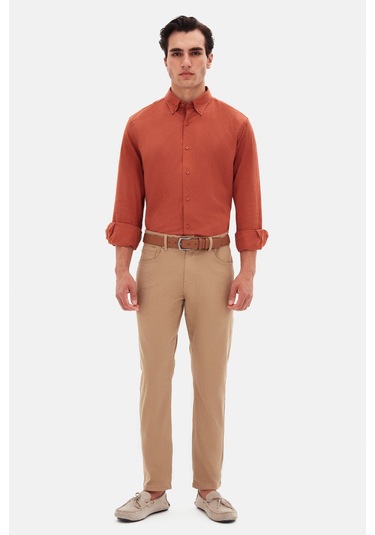 Ds Damat Slim Fit Bej Gabardin Denim Pantolon 4hcc3t404003m Bej