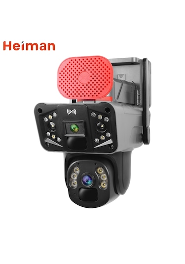 Heiman Hm-854 Sim Kartlı 4G 2 Kameralı Solar Panelli Kamera