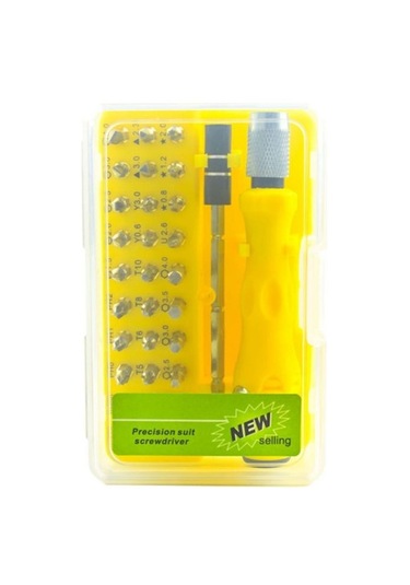 Cc Globall 32'si 1 Arada Tornavida Seti Hassas - Sarı