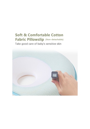 Yenidoğanlar İçin Yastık Düz Başları Önlemek İçin Rahat Bebek Baş Şekillendirme Yastığı 0-12 Aylık Bebekler İçin Hafızalı Sünger Yastık