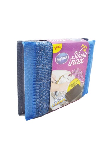 My Clean Sihirli Sünger Renkli Paslanmaz Telli Sünger 2'li