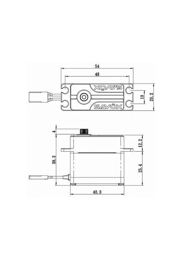 Savox Sv1280sg Digital Servo Coreless Motor High Voltage Çelik Dişli