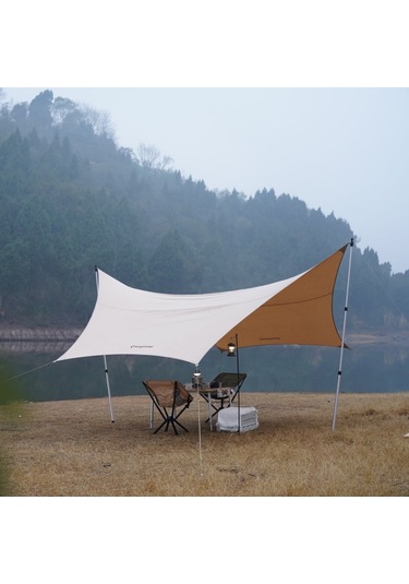 Kingcammp Albano 5 Glamping Tarp Upf50+ I 410x410 Khaki Multi Çok Renkli