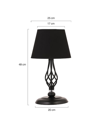 Lupin Siyah Şapkalı Siyah Abajur Diğer