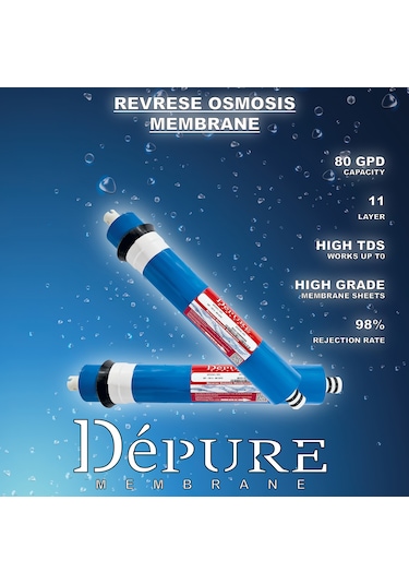 OverWater Kapalı Kasa Su Arıtma Cihazı 5 Li Inline Filtresi Seti 5 Aşamalı Özel Sarım Membran Filtre