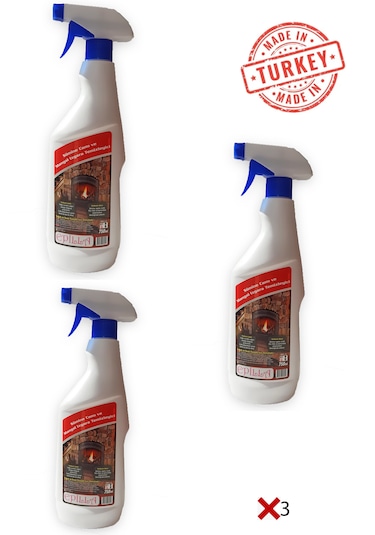 Epilla Şömine Camı İs Izgara Temizleyici Sprey 750 Ml-3 Adet